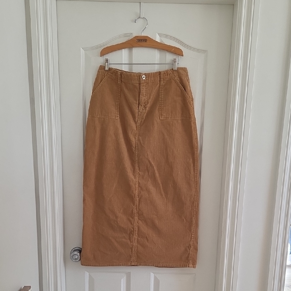 Corduroy Maxi Skirt